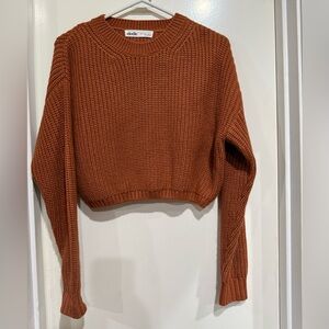 Elodie Rust Knit Sweater